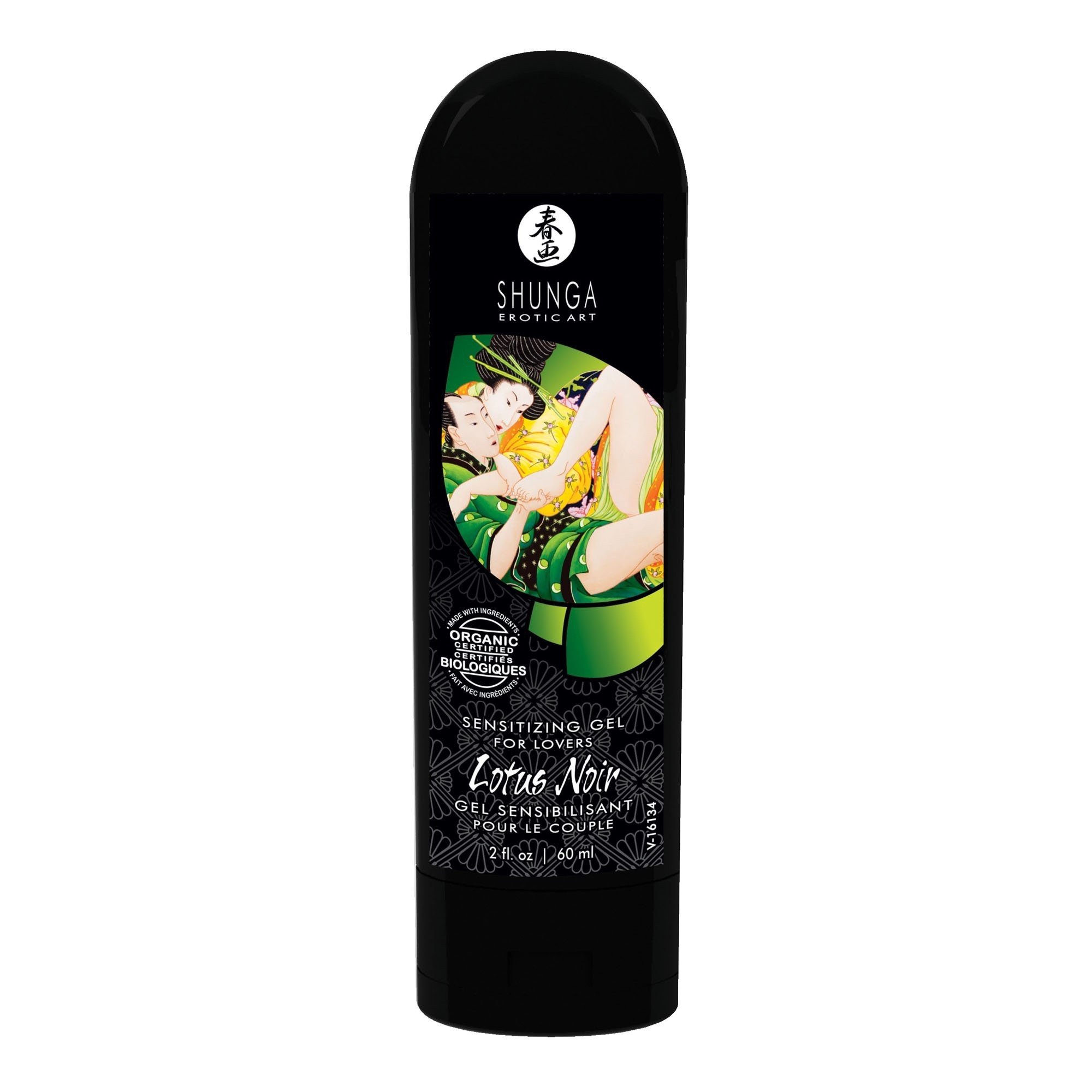 Stimuliuojantis gelis poroms „Lotus Noir“, 60 ml - Shunga