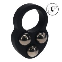 Penio žiedas „Triple Weighted Ball Cock Ring“ - Shots Toys