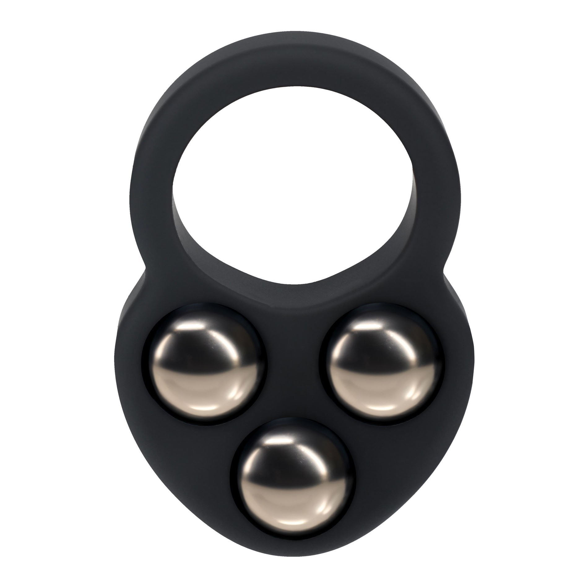 Penio žiedas „Triple Weighted Ball Cock Ring“ - Levelz