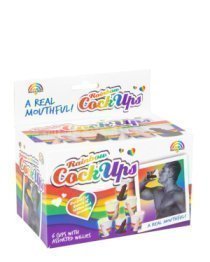 Vienkartiniai puodeliai „Cockups Rainbow“, 6 vnt. - Spencer and Fleetwood