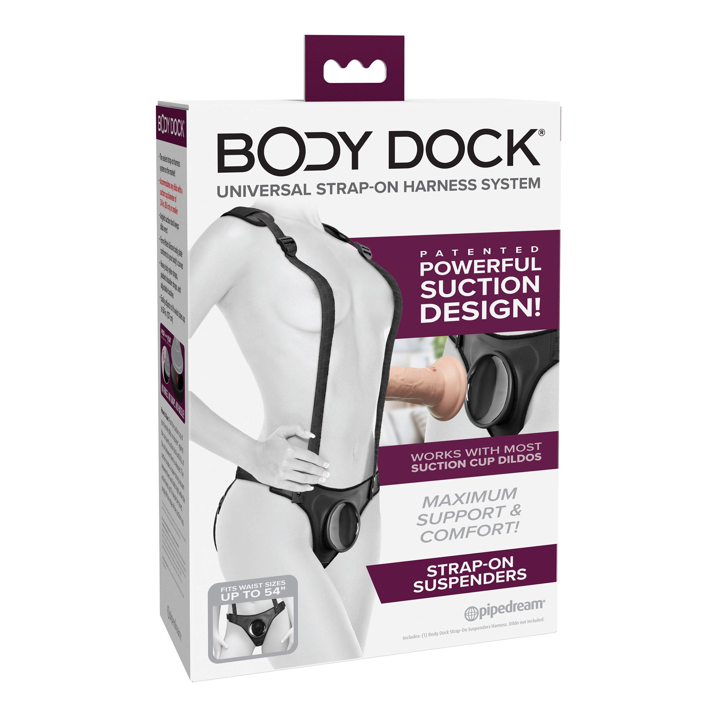 Strap-on diržas „Body Dock Suspenders“ - Pipedream