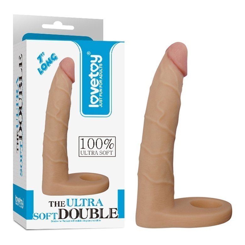 Strap-on dildo „The Ultra Soft Double Nr. 7“ - Love Toy