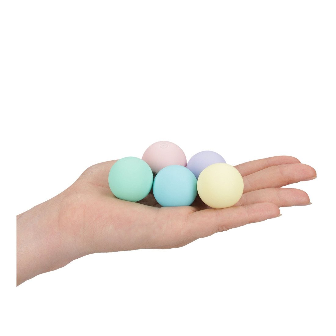 Vibruojantys vaginaliniai kamuoliukai „Vibrating & 5 Weight Interchangeable Kegel Kit“ - Loveline