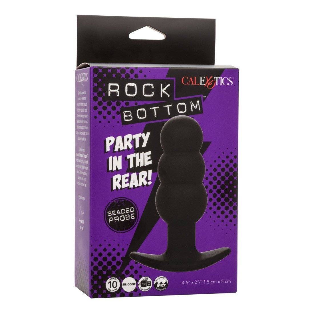 Vibruojantis analinis kaištis „Rock Bottom Beaded Probe“ - CalExotics