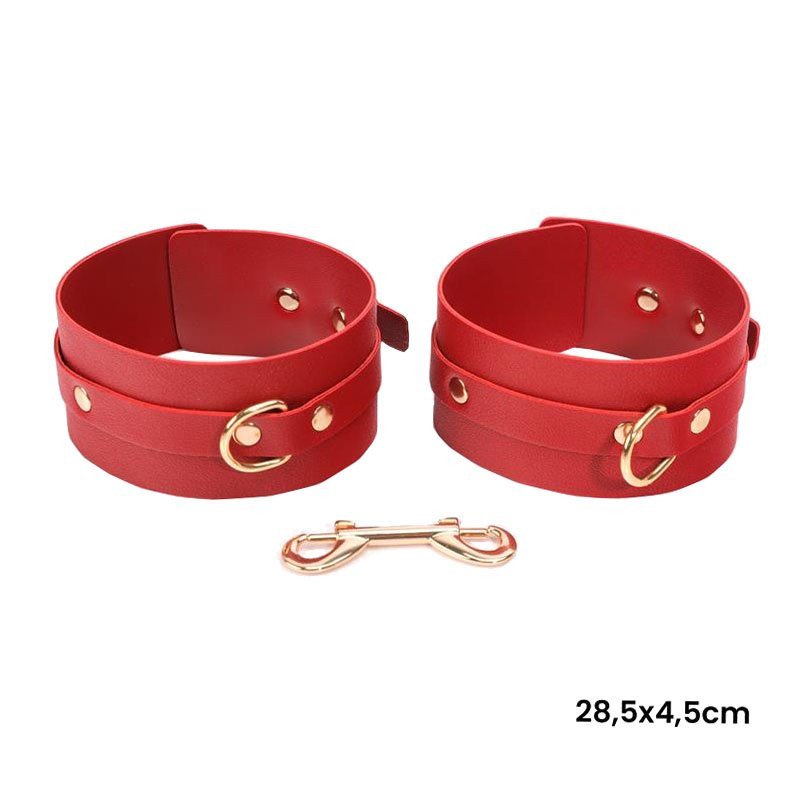 Suvaržymo rinkinys „Bondage Set with Carry Bag Red“ - Latetobed