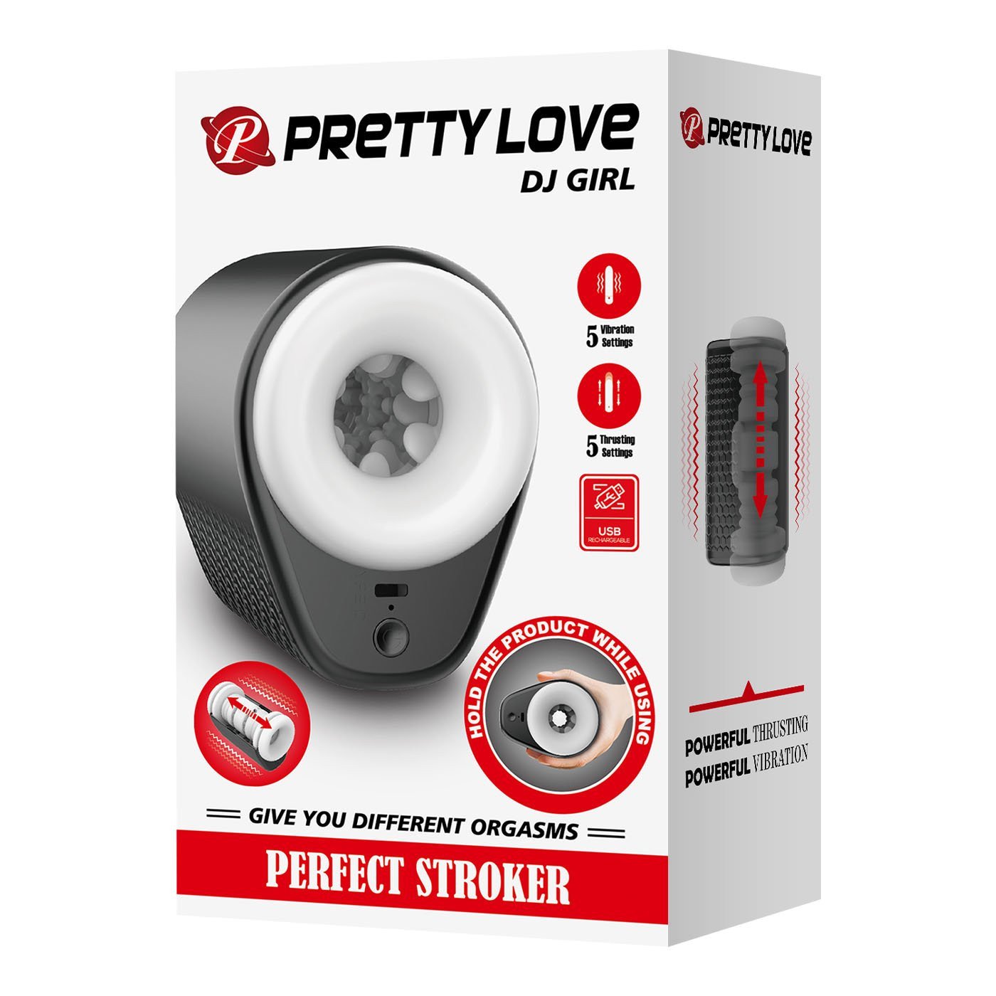 Automatinis masturbatorius „DJ Girl“ - Pretty Love