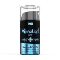Stimuliuojantis gelis „Vibration! Ice“, 15 ml - Intt