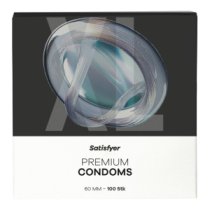 Prezervatyvai „Premium Condoms 60 mm“, 100 vnt. - Satisfyer