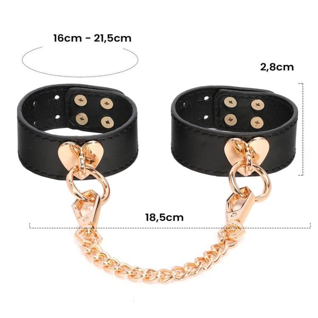 Suvaržymo rinkinys „8 Piece Bondage Kit with Storage Caseg“ - Latetobed