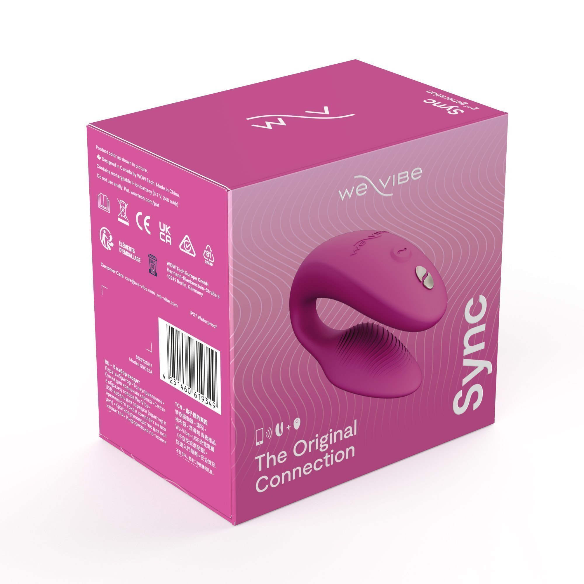 Išmanusis vibratorius poroms „Sync 2“ - We-Vibe