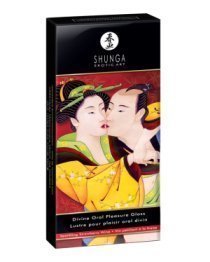 Lūpų blizgesys oraliniam seksui „Divine Strawberry“, 10 ml - Shunga