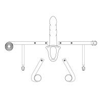 Tuščiaviduris strap-on dildo „Action Kevin L“ - Intoyou