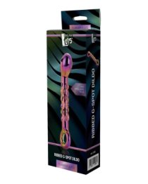 Stiklinis G taško dildo „Ribbed G-Spot Dildo“ - Dream Toys