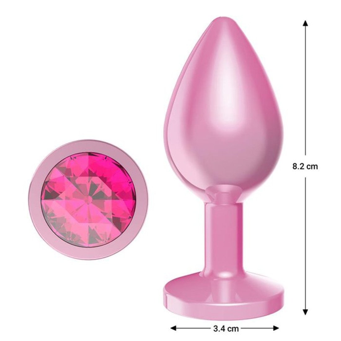 Analinis kaištis „Anodyzed Pink M“ - Afterdark