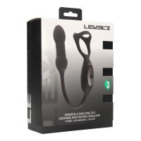 Automatinis analinis vibratorius - žiedas „Vibrating and Thrusting Tri O“ - Levelz Automatinis analinis vibratorius - žiedas „Vibrating and Thrusting Tri O“ - Levelz
