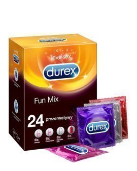 Prezervatyvų rinkinys „Fun Mix“, 24 vnt. - Durex