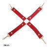Suvaržymo rinkinys „Bondage Set with Carry Bag Red“ - Latetobed