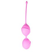 Rožiniai vaginaliniai kamuoliukai „Jiggle Mouse Straight“