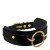 Antkaklis „O-Ring Front Collar Black Gold“