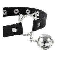 Antkaklis „Choker with Cat Ear Hoop and Bell“ - Latetobed