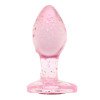 Stiklinis analinis kaištis „Anal Plug Small“ - EasyToys