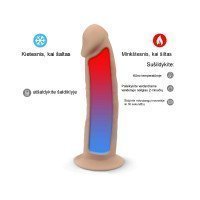Dvigubas vibruojantis dildo „Vibrations 8-7 Model 1“ - Silex-D