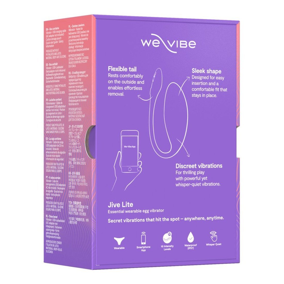 Išmanusis vibruojantis kiaušinėlis „Jive Lite“ - We-Vibe