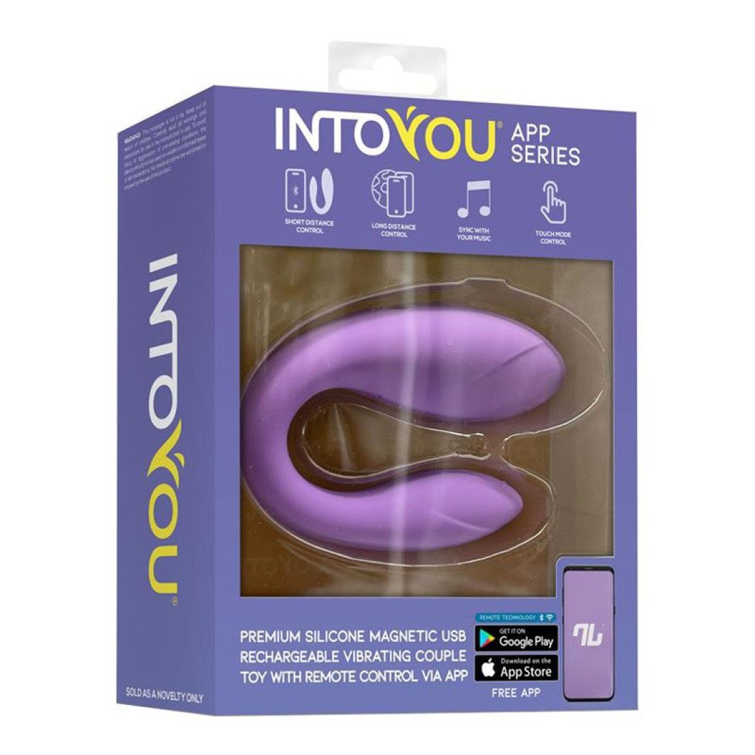 Išmanusis vibratorius poroms „App Remote Couple Toy“ - Intoyou
