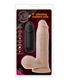 Vibruojantis falo imitatorius „X5 Plus 8 Inch“ - Blush