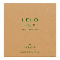 Prezervatyvai „HEX Organic Latex“, 36 vnt - LELO