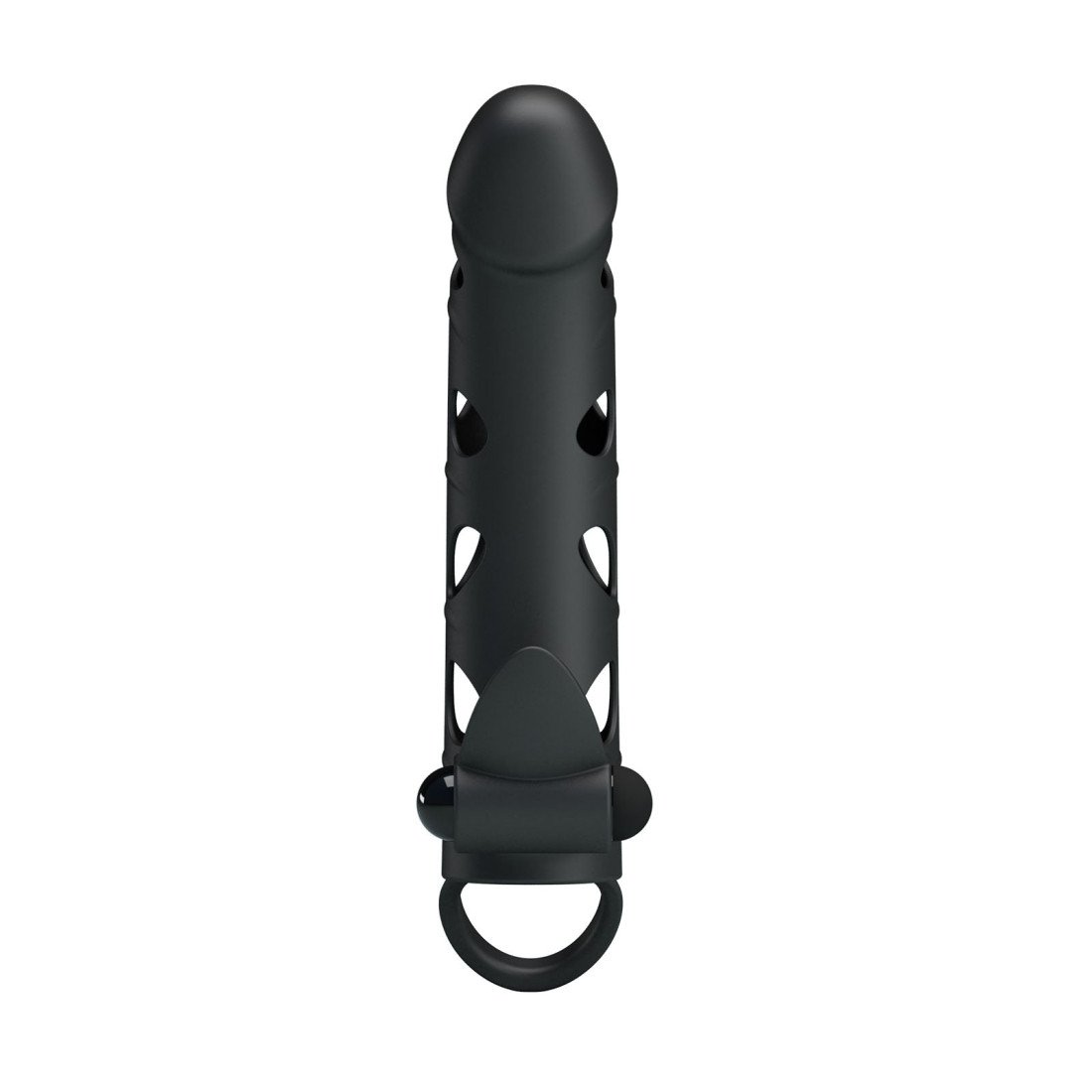 Vibruojanti penio mova „Penis Sleeve with Ball Strap 6“ - Pretty Love