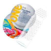 Stimuliuojantys prezervatyvai „Super Studs“, 12 vnt. - One