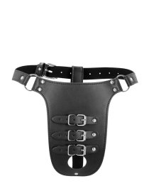 Suvaržymo diržas vyrams „Xtreme Chastity Belt with Straps“ - Ouch!