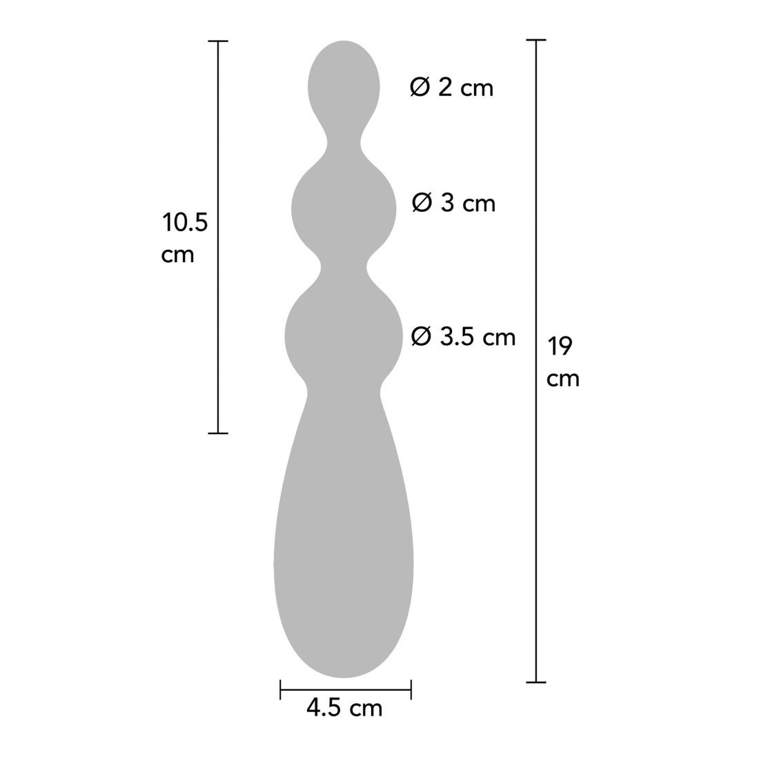 Analinis vibratorius „Triple Thrill Anal“ - Extreme
