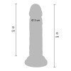 Dildo „Deluxe Dual Density Dong 6Inch“ - Get Real