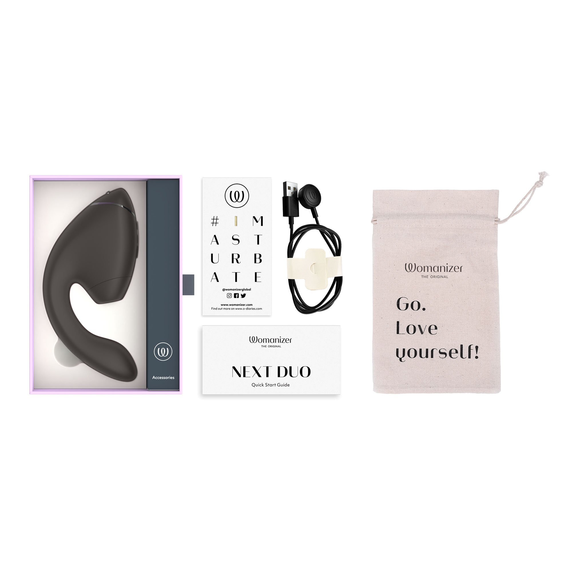 Klitorinis stimuliatorius - vibratorius „Next Duo“ - Womanizer