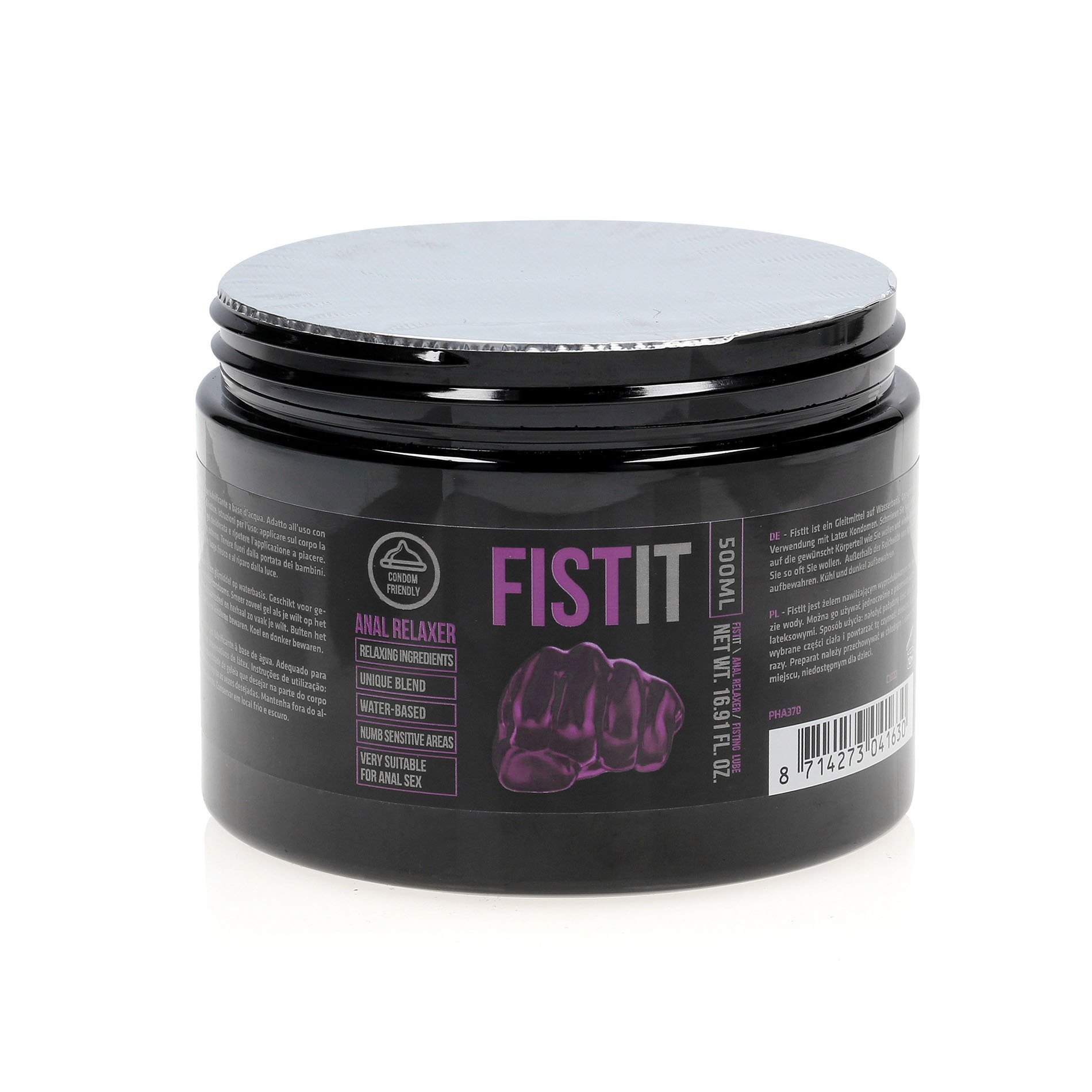 Atpalaiduojantis analinis vandens pagrindo lubrikantas „Anal Relaxer“, 500 ml - Fist It