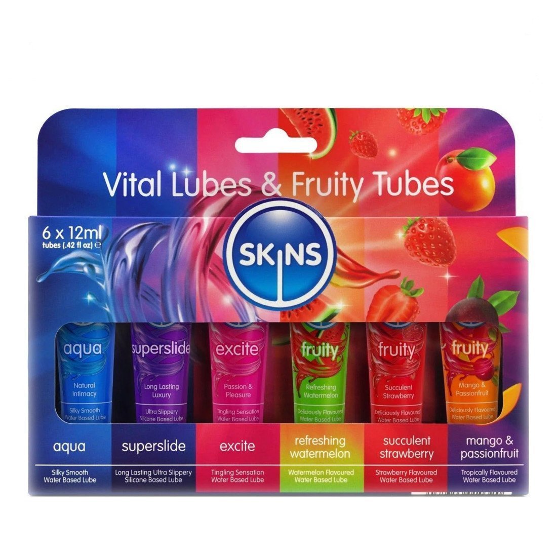 Lubrikantų rinkinys „Vital Lubes & Fruity Tubes“ - Skins