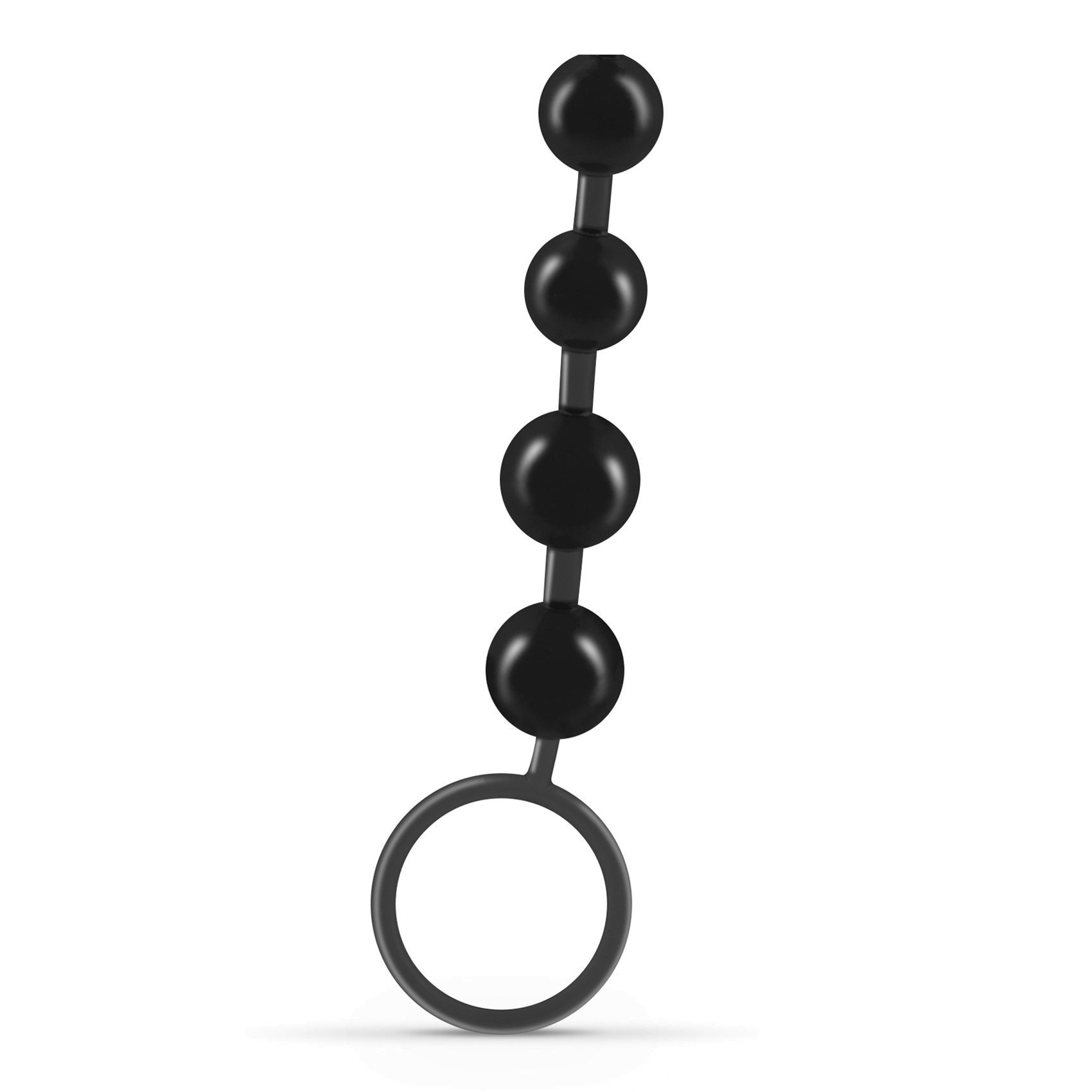 Analiniai karoliukai „Basic Anal Beads Black” - Crushious