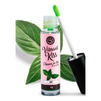 Lūpų blizgesys oraliniam seksui „Vibrant Kiss Mint“, 6 g - Secret Play