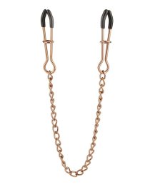 Spenelių spaustukai „Tweezer Nipple Clamps Gold“ - Mr. Steel