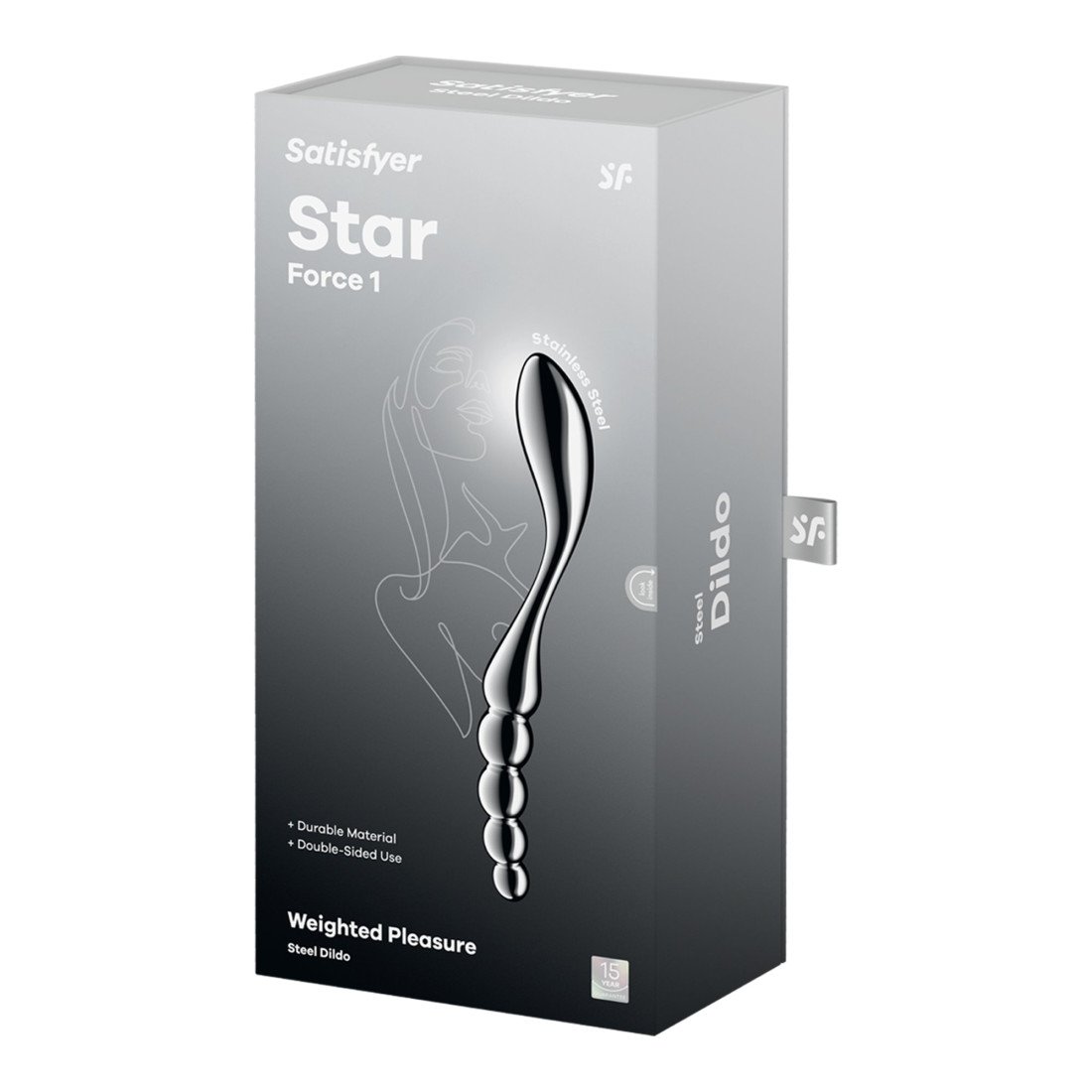 Metalinis dildo „Star Force 1” - Satisfyer