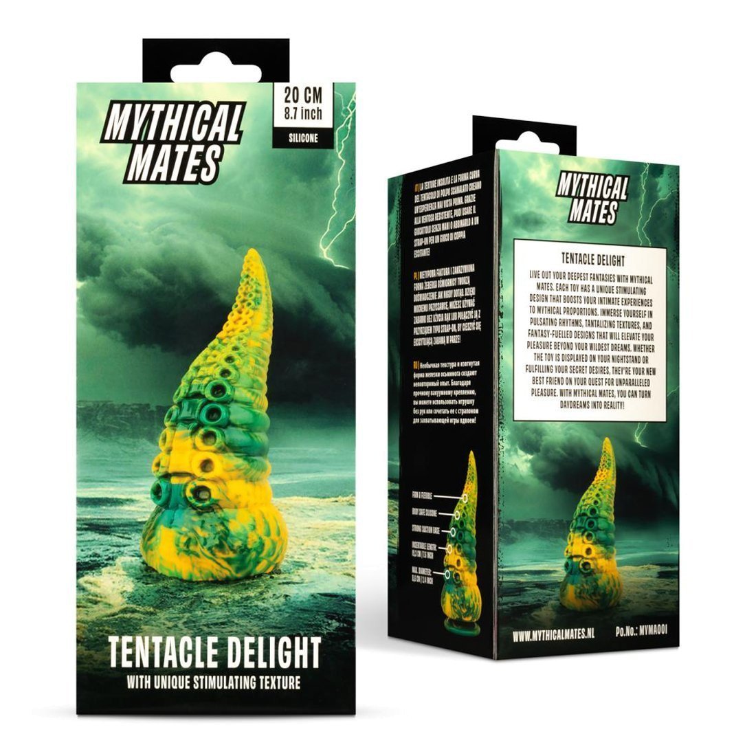 Silikoninis dildo „Tentacle Delight“ - Mythical Mates