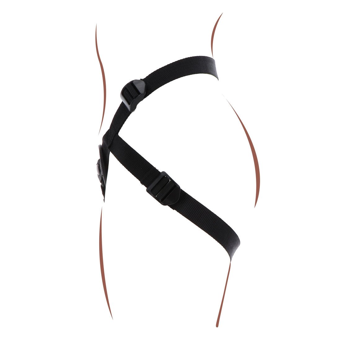 Diržai strap-on seksui „Strap-on Harness“ - Get Real