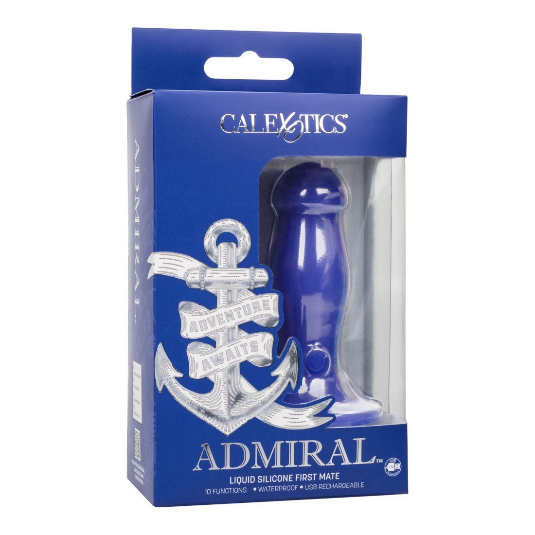 Vibruojantis analinis kaištis „Admiral First Mate“ - CalExotics