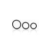 Penio žiedų rinkinys „Black Rubber Ring Set“ - CalExotics