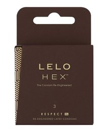 Dideli prezervatyvai „HEX Respect XL“, 3 vnt. - LELO