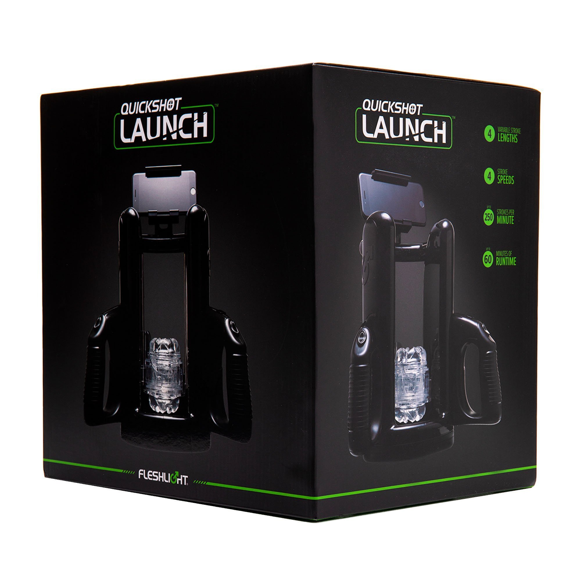 Masturbatoriaus automatinis simuliatorius „Quickshot Launch“ - Fleshlight