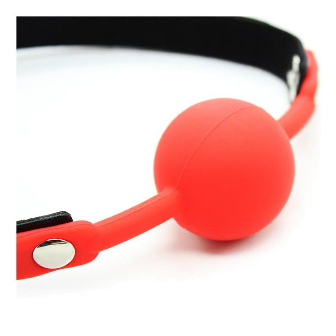 Silikoninis burnos kaištis „Silicone Ball Gag with Padlock“ - Latetobed