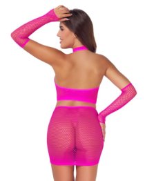 Trijų dalių rinkinys „Hot Pink“ - Cottelli Collection